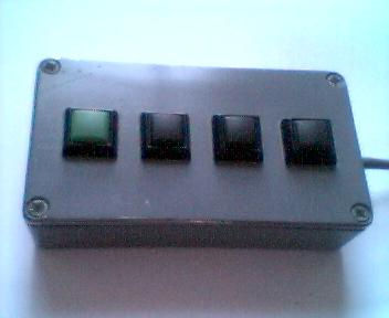 A typical 4-button remote control